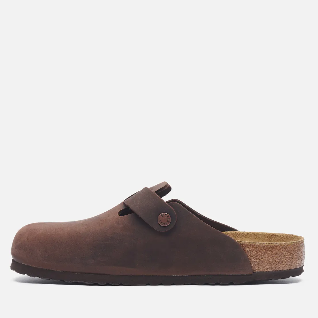 Birkenstock Мужские сандалии Boston Natural Leather Oiled