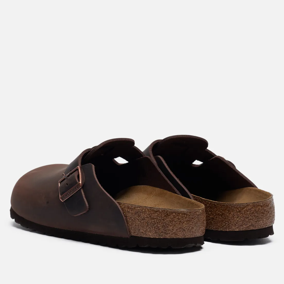 Birkenstock Сандалии Boston Natural Leather Oiled