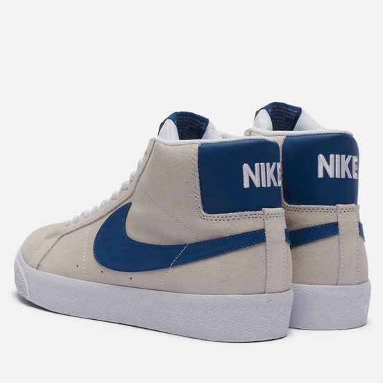 Мужские кроссовки Nike SB Zoom Blazer Mid White/Court Blue/White/White