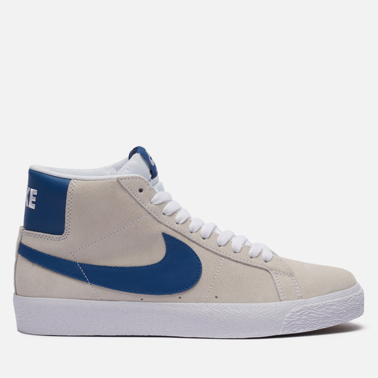 Мужские кроссовки Nike SB Zoom Blazer Mid White/Court Blue/White/White