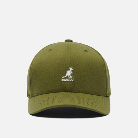  Кепка Kangol Wool Flexfit Baseball, цвет оливковый, размер S-M