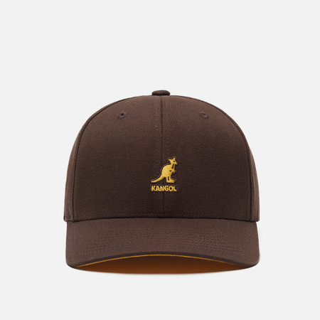   Brandshop Кепка Kangol Wool Flexfit Baseball, цвет коричневый, размер S-M