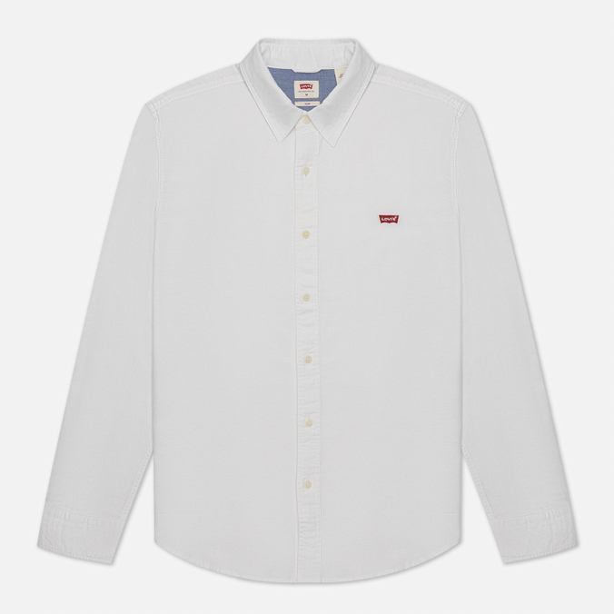Мужская рубашка Levi's, цвет белый, размер L 86625-0002 Housemark Slim Fit - фото 1