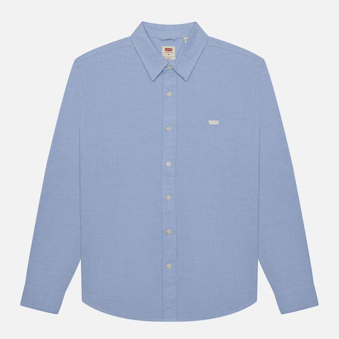Мужская рубашка Levi's, цвет голубой, размер L