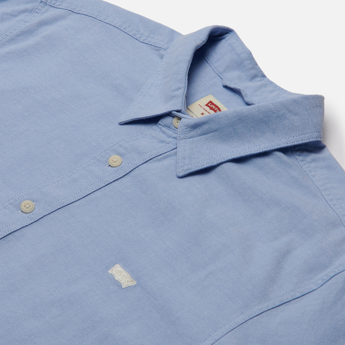 Мужская рубашка Levi's, цвет голубой, размер L 86625-0005 Housemark Slim Fit - фото 2