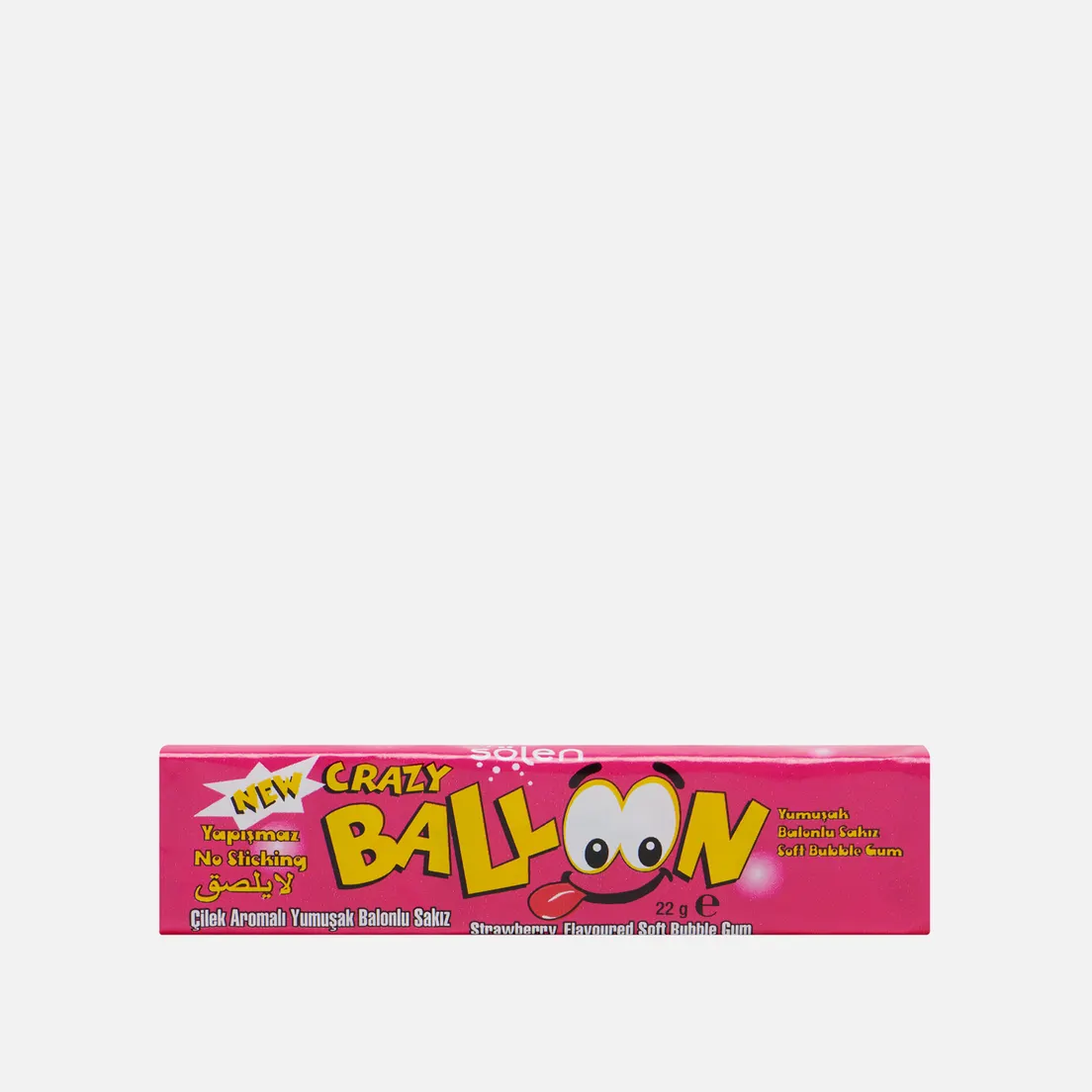 Solen Жевательная резинка Crazy Balloon Strawberry
