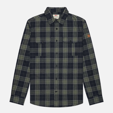  Мужская рубашка Fjallraven Ovik Travel, цвет зелёный, размер M