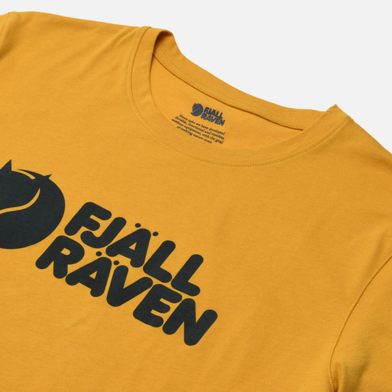 Мужская футболка Fjallraven Fjallraven Logo M Ochre