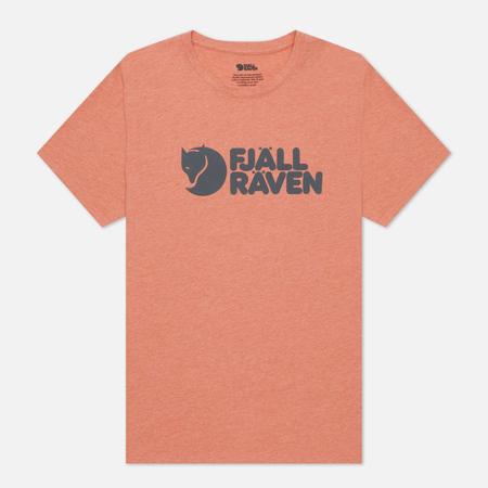 Мужская футболка Fjallraven Fjallraven Logo M, цвет розовый, размер XL