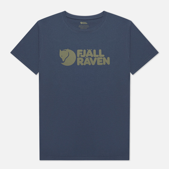 Мужская футболка Fjallraven Fjallraven Logo M Navy