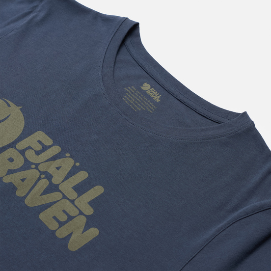 Мужская футболка Fjallraven Fjallraven Logo M Navy