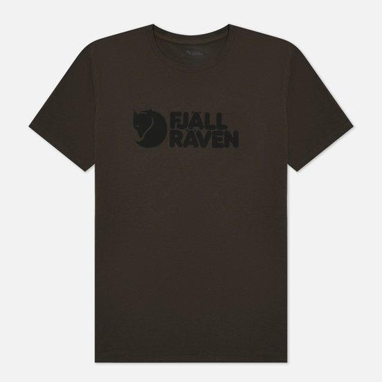 Мужская футболка Fjallraven Fjallraven Logo M Dark Olive