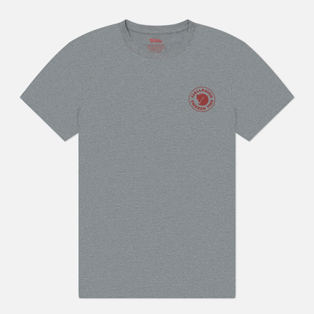 Мужская футболка Fjallraven 1960 Logo, цвет серый, размер L