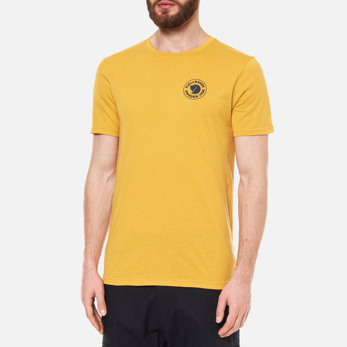 Мужская футболка Fjallraven, цвет жёлтый, размер L 87313-160 1960 Logo M - фото 3