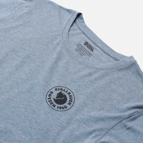Мужская футболка Fjallraven 1960 Logo M Uncle Blue/Melange