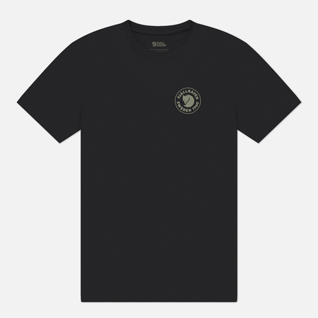 Мужская футболка Fjallraven 1960 Logo, цвет чёрный, размер L