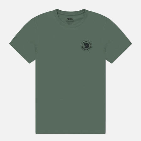Мужская футболка Fjallraven 1960 Logo, цвет зелёный