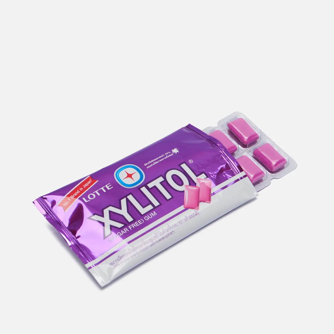 Lotte Жевательная резинка Xylitol Blueberry Mint