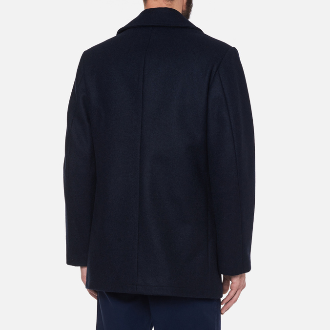 Мужское пальто Armor-Lux, цвет синий, размер 54 90329-300 Kermor Wool - фото 4