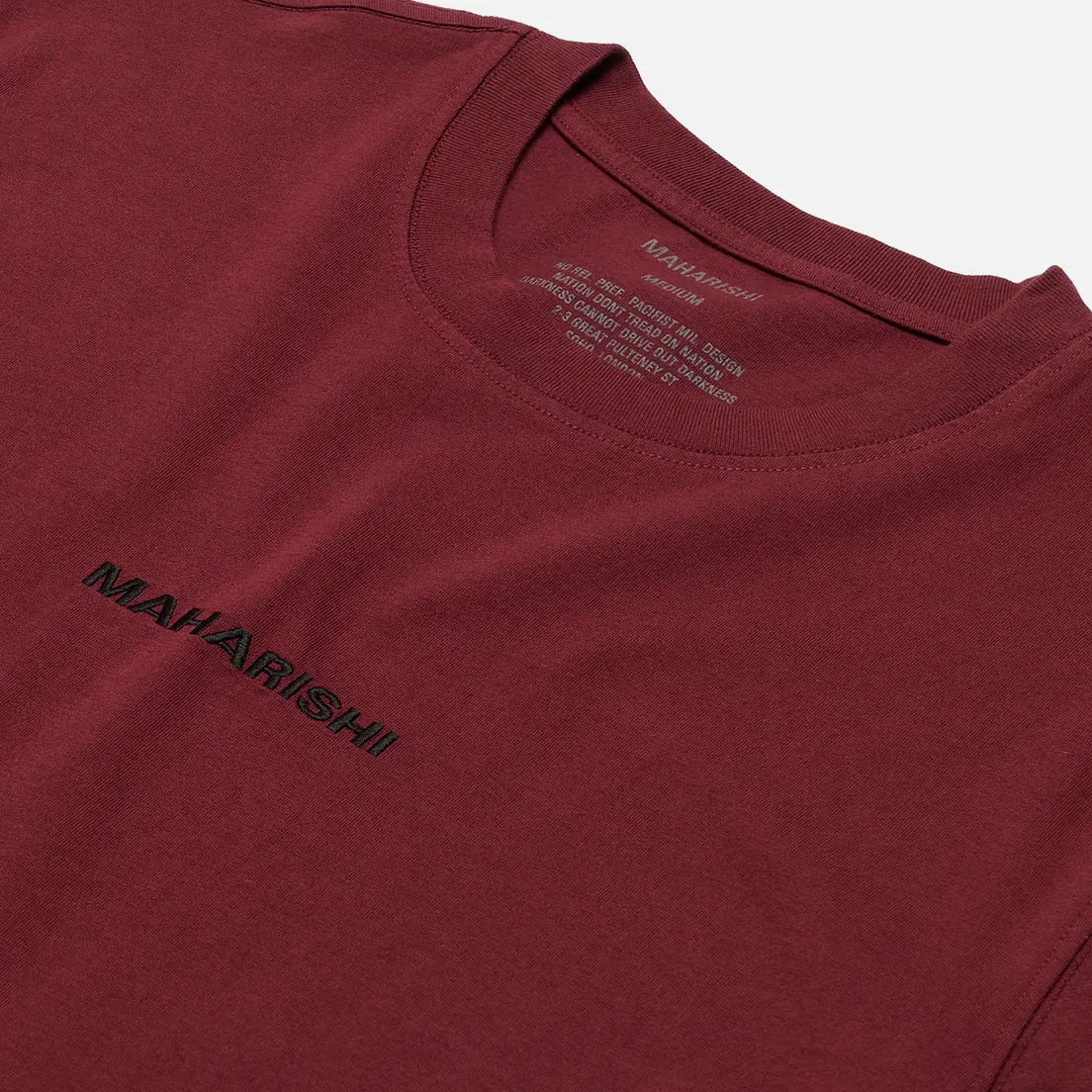 maharishi Мужская футболка Organic Military Type Embroidery