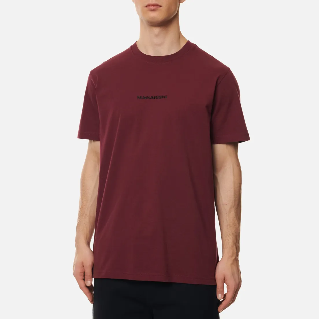 maharishi Мужская футболка Organic Military Type Embroidery