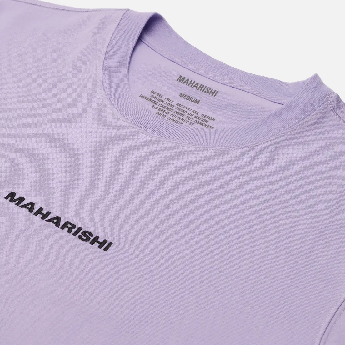 maharishi Мужская футболка Organic Military Type Embroidery