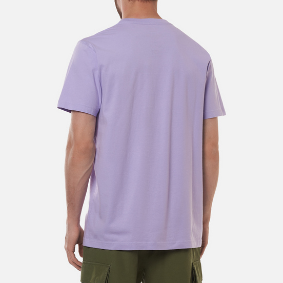 Мужская футболка maharishi Organic Military Type Embroidery Lavender