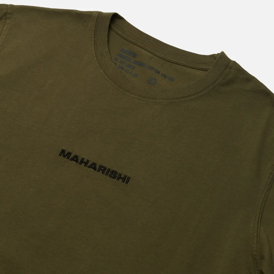 maharishi Мужская футболка Organic Military Type Embroidery