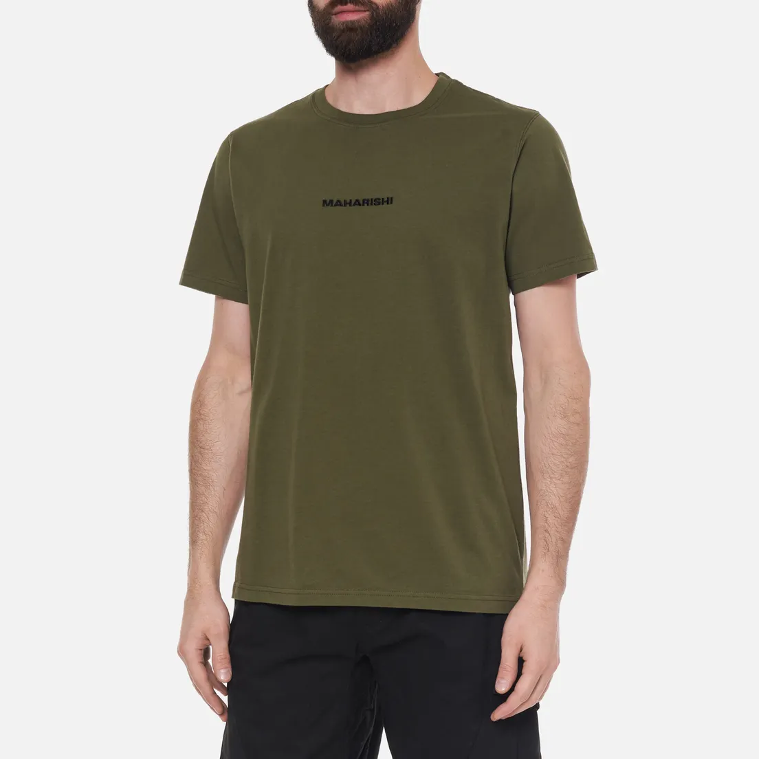 maharishi Мужская футболка Organic Military Type Embroidery
