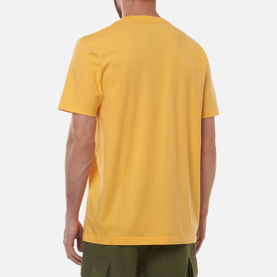 Мужская футболка maharishi Organic Military Type Embroidery Yellow