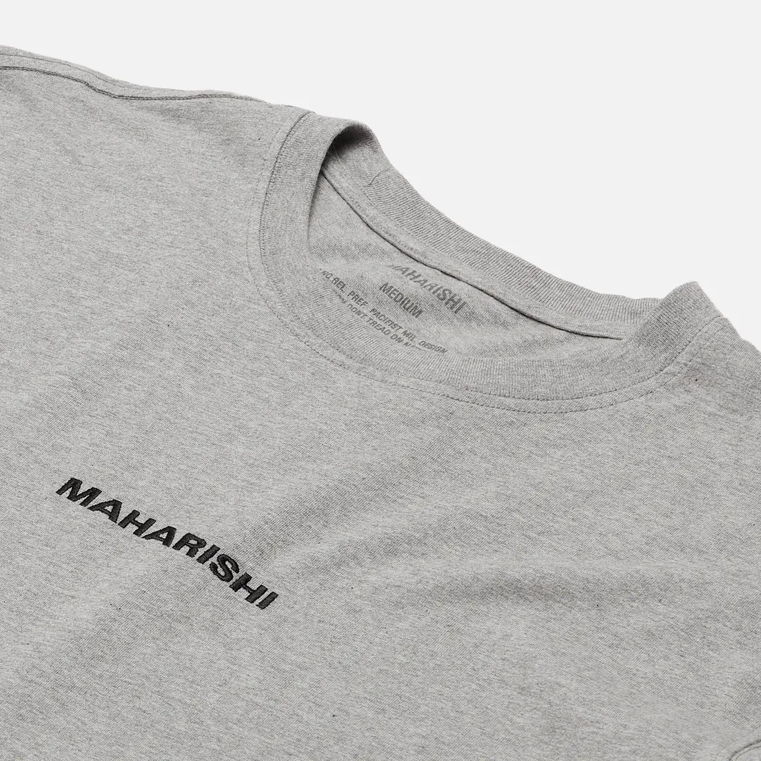maharishi Мужской лонгслив Organic Military Type Embroidery