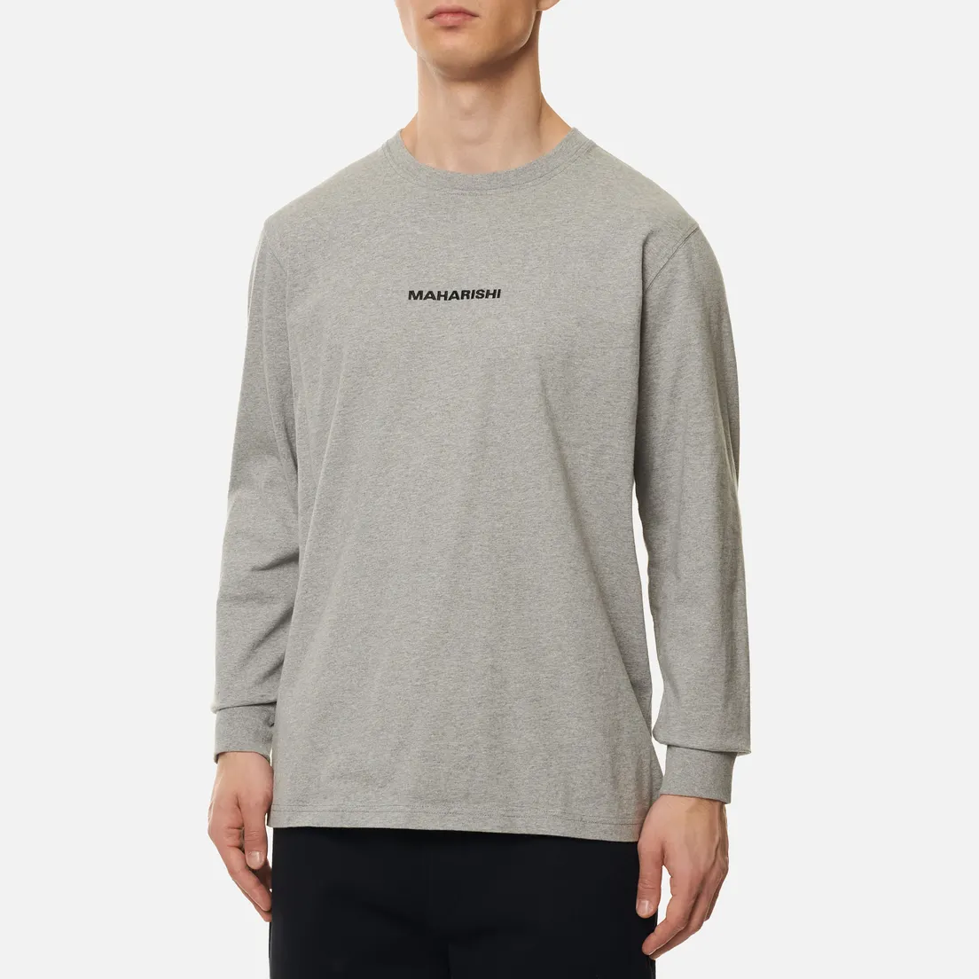 maharishi Мужской лонгслив Organic Military Type Embroidery