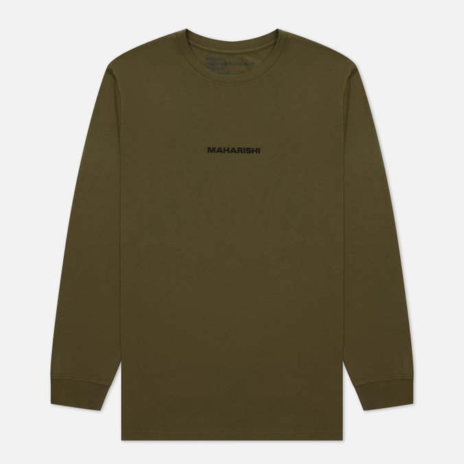 Мужской лонгслив Maharishi Organic Military Type Embroidery maharishi свитер