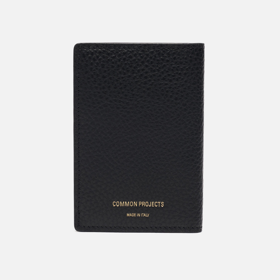 Кошелек Common Projects Folio 9173 Black Textured