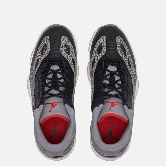 Мужские кроссовки Jordan Air Jordan 11 Retro Low IE Black Cement Black/Fire Red/Cement Grey/White