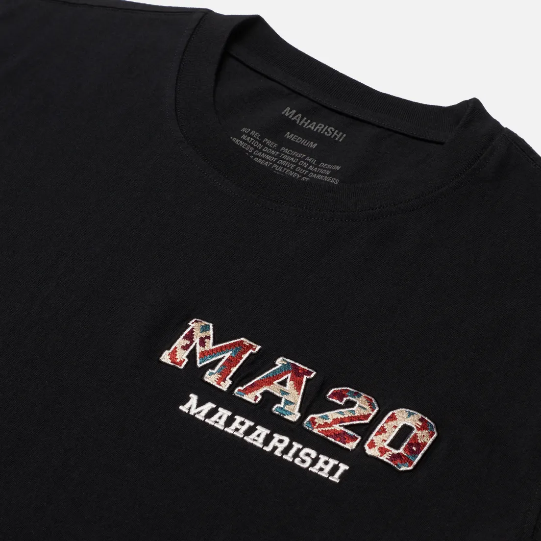 maharishi Мужская футболка MA20 Organic Boot Camp Embroidery