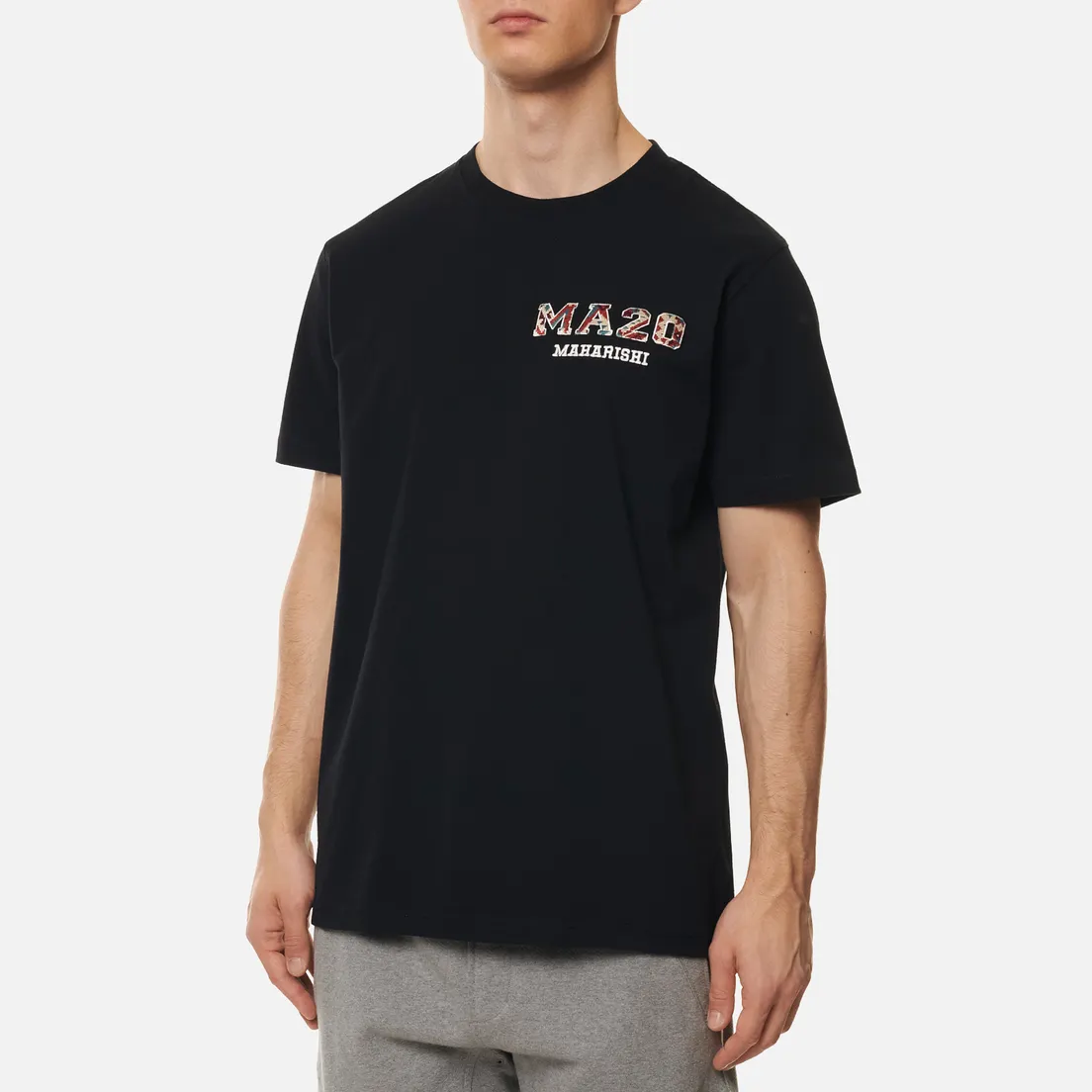 maharishi Мужская футболка MA20 Organic Boot Camp Embroidery