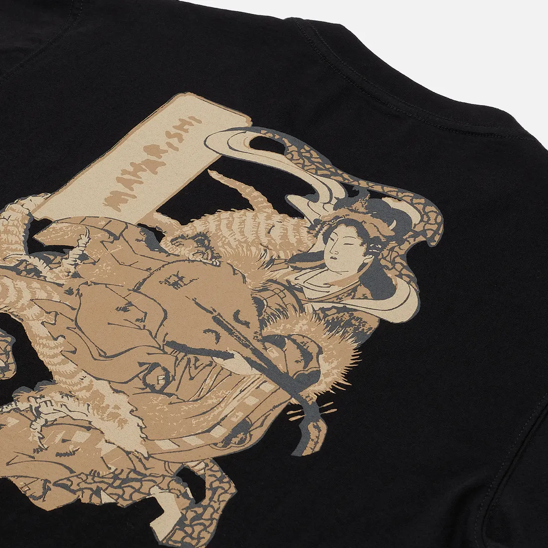 maharishi Мужской лонгслив Dragons Journey Woodblock Print
