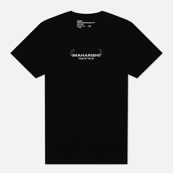 Мужская футболка maharishi Ushi-Oni Ox Black