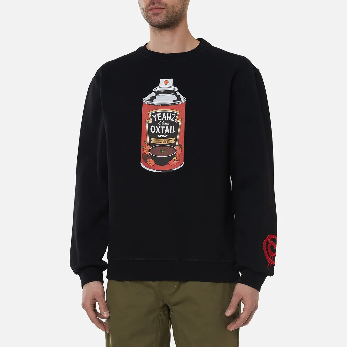 maharishi Мужская толстовка x Teach Ox Crew Neck