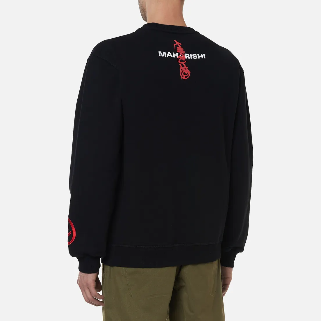 maharishi Мужская толстовка x Teach Ox Crew Neck