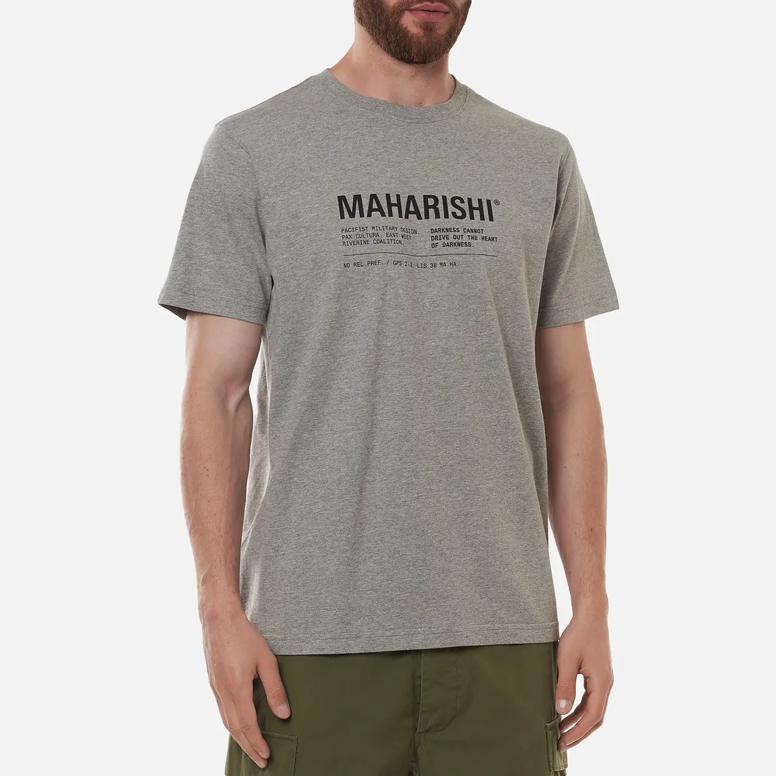 maharishi Мужская футболка Maha Miltype 21