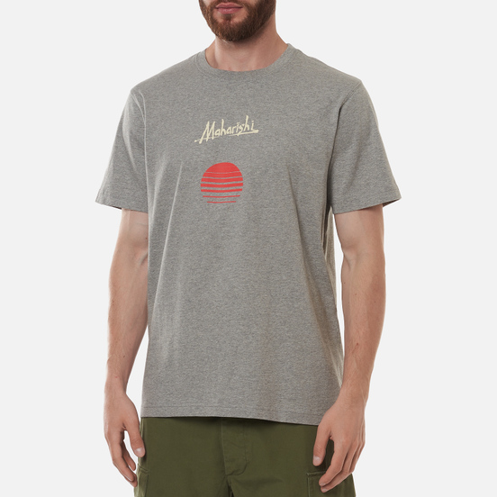 Мужская футболка maharishi Apocalypse Grey Marl