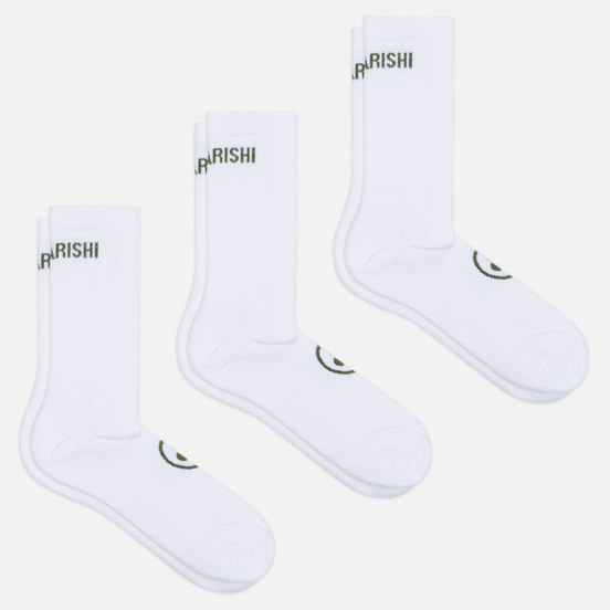 Комплект носков maharishi Miltype Tabi 3-Pack White/White/White