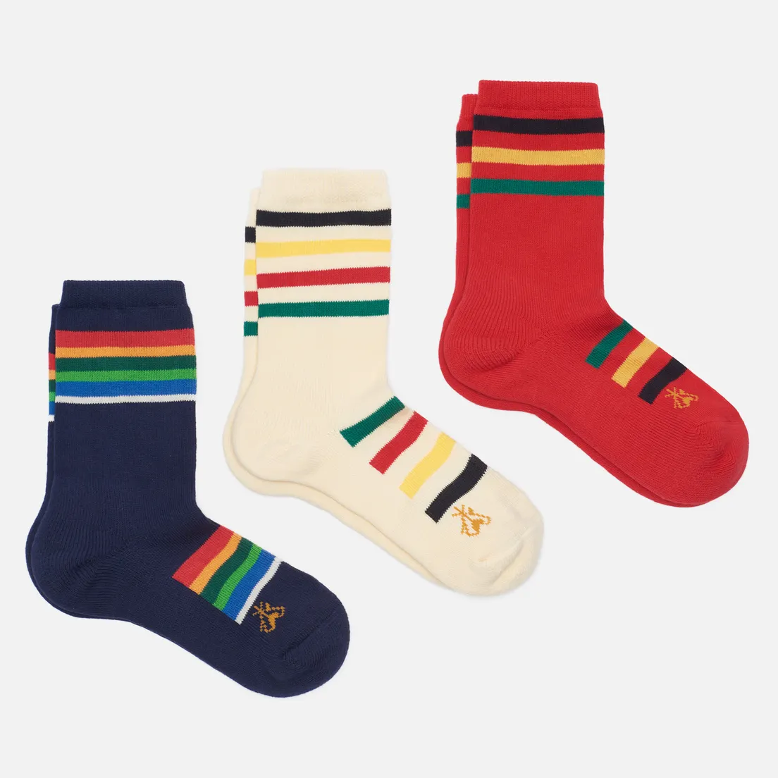 Pendleton Комплект детских носков National Park 3-Pack Gift Box