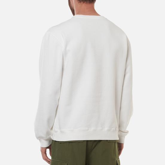 Мужская толстовка maharishi Maha Miltype 21 Crew Neck White/Olive
