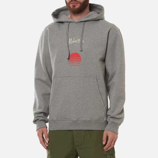 Мужская толстовка maharishi Apocalypse Hooded Grey Marl