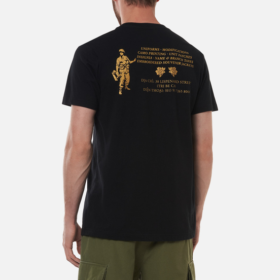 Мужская футболка maharishi Maha Gold Tailor Black