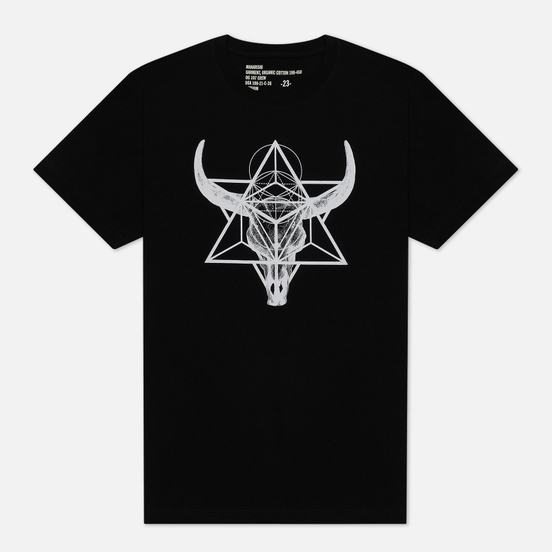 Мужская футболка maharishi x Myoshka Lunar Ox Black