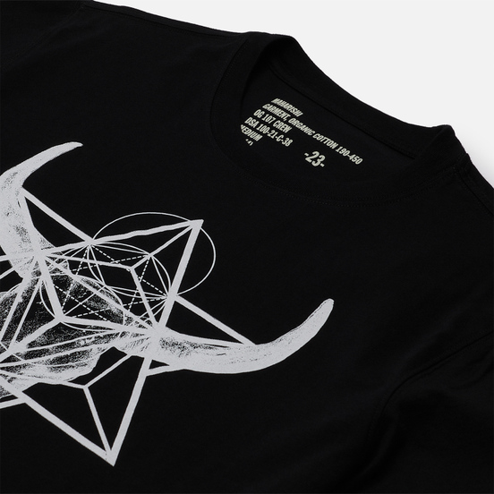 Мужская футболка maharishi x Myoshka Lunar Ox Black